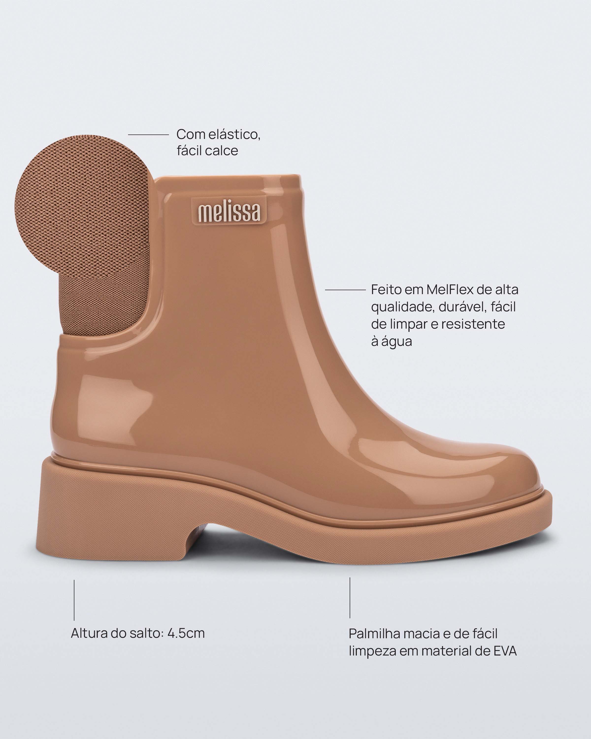 グッドカルマ Reversible CHELSEA サイズ2 Mini Melissa Chelsea Boot II Infantil