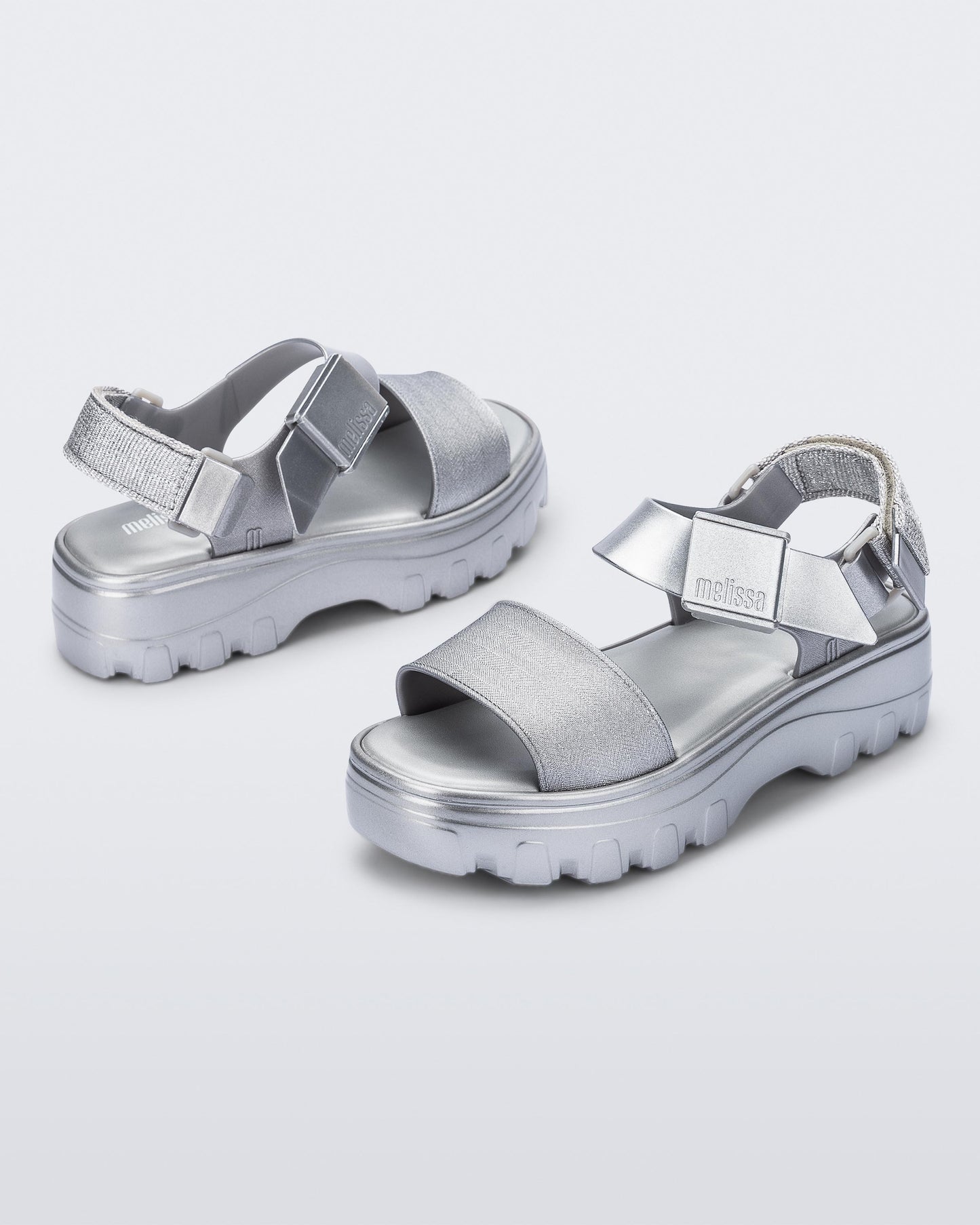 Melissa Kick Off Sandal Metallic