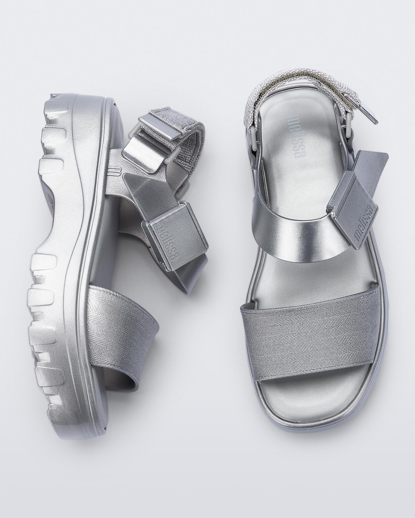 Melissa Kick Off Sandal Metallic