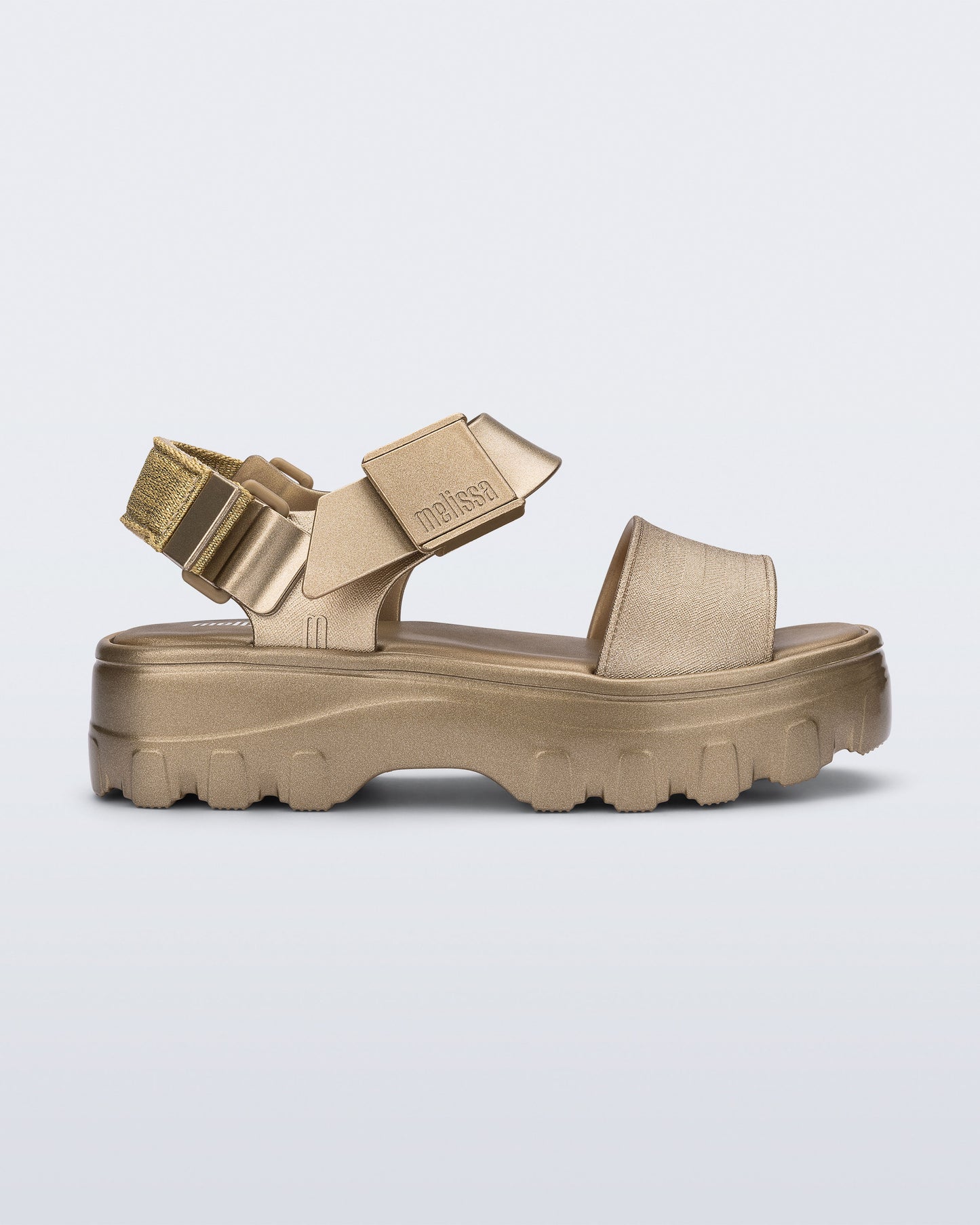 Melissa Kick Off Sandal Metallic