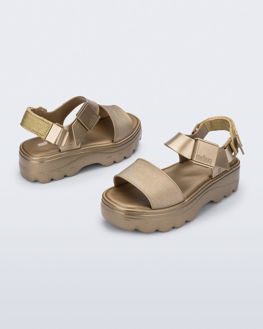 Melissa Kick Off Sandal Metallic