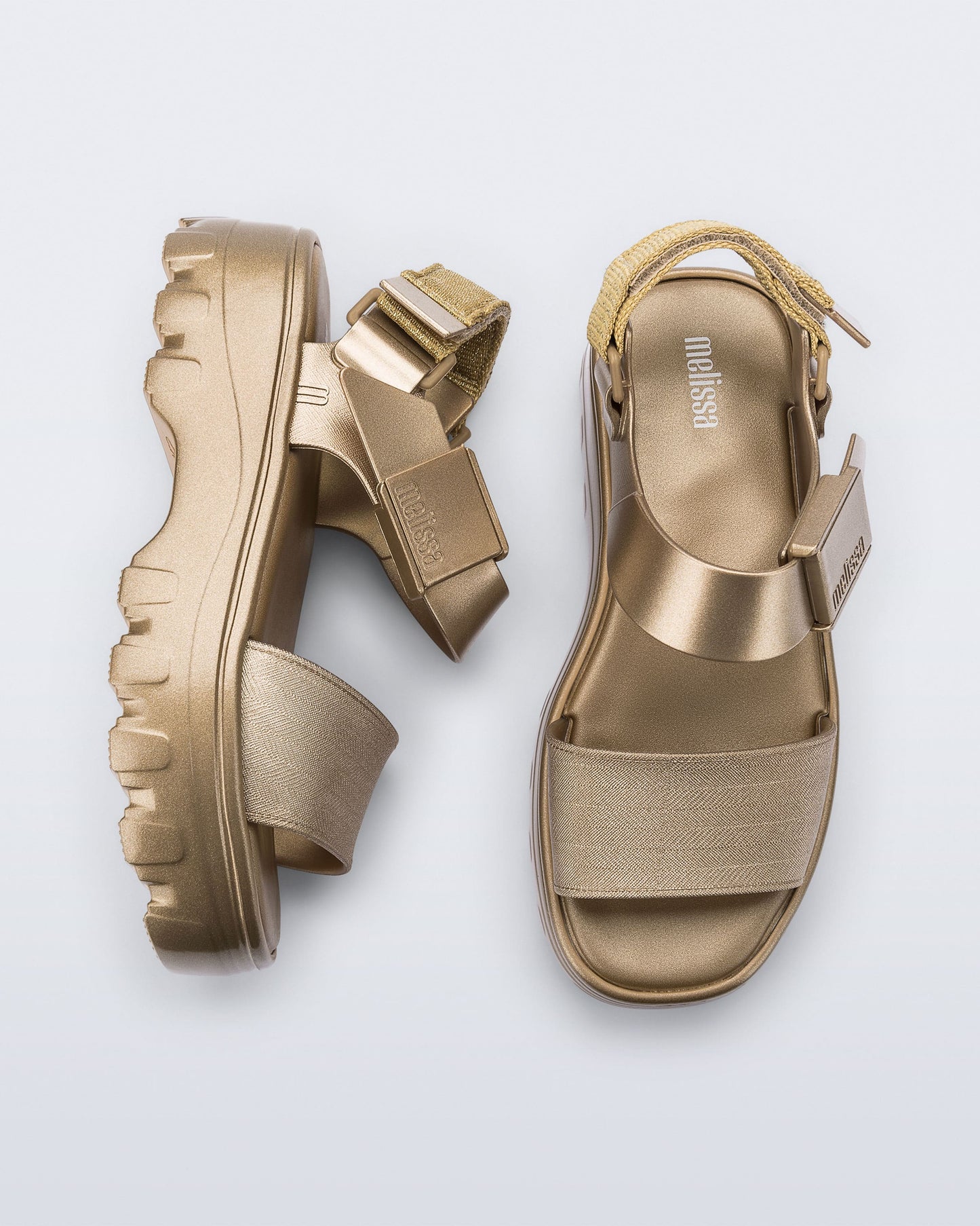 Melissa Kick Off Sandal Metallic