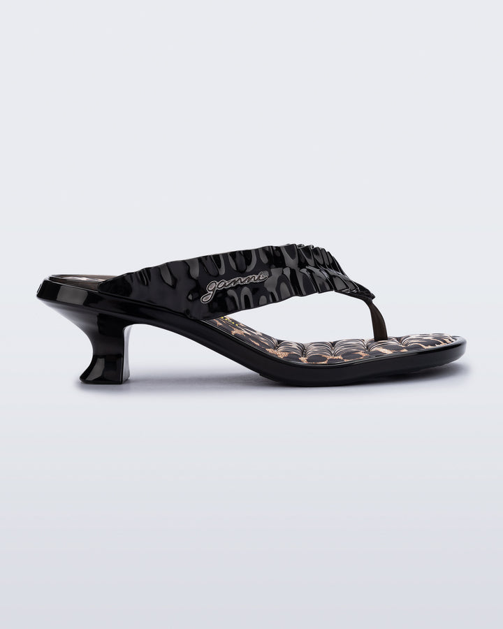 Melissa Thong Kitten Heel + Ganni
