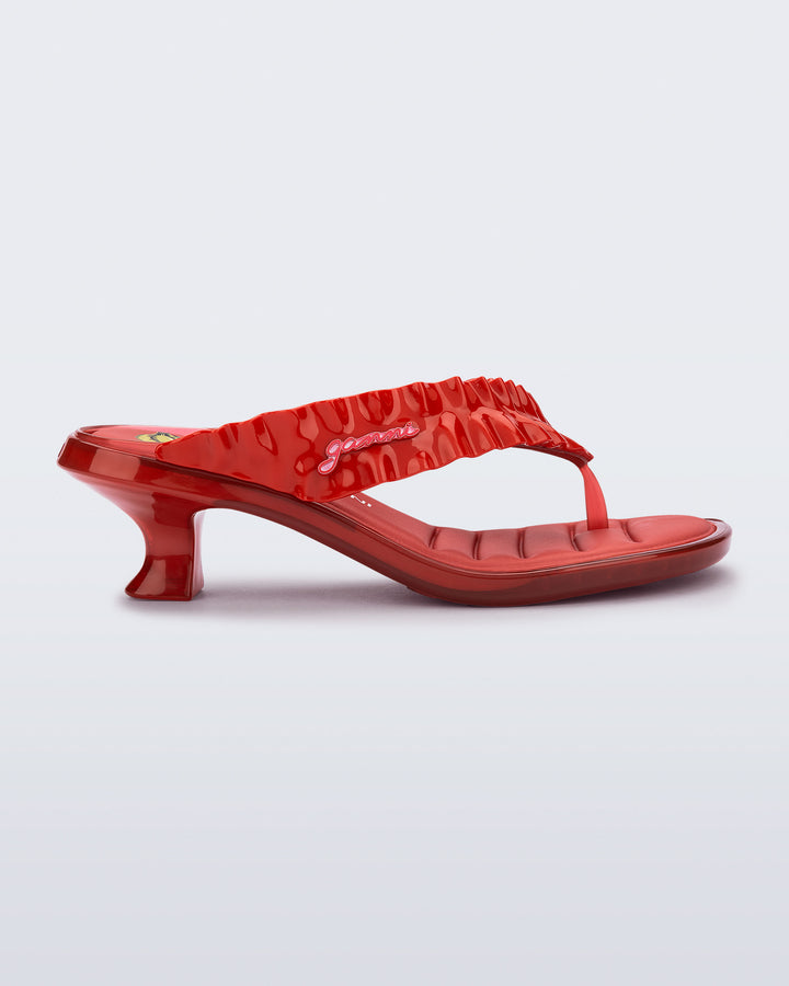 Melissa Thong Kitten Heel + Ganni