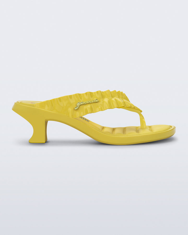 Melissa Thong Kitten Heel + Ganni