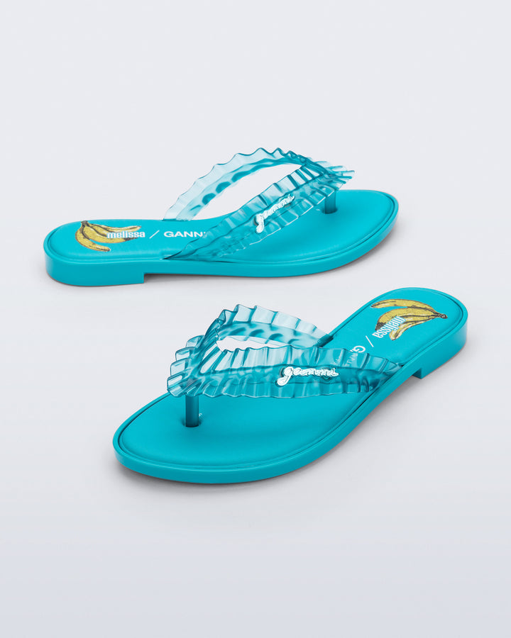 Melissa Flip Flop Slim + Ganni
