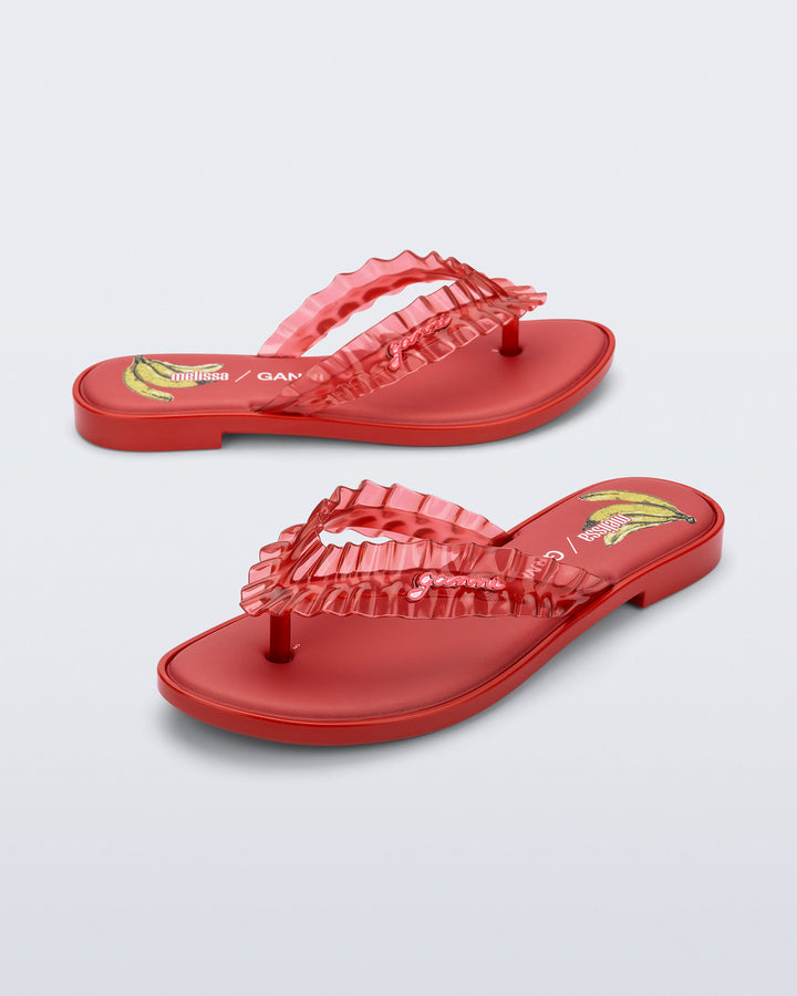 Melissa Flip Flop Slim + Ganni